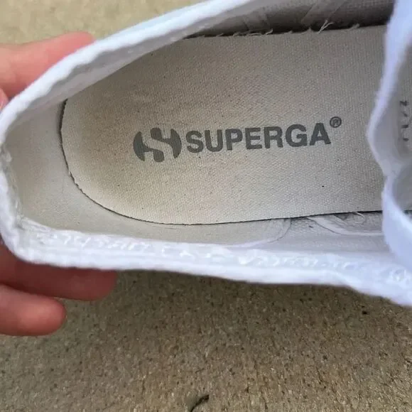 Superga White Platform Sneaker  - Picture 8 of 12